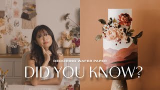 Top 14 FAQs about Wafer Paper Flowers [upl. by Otila]