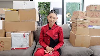 HUGE LUXURY DESIGNER UNBOXING HAUL CHANEL BALENCIAGA DIOR MARINE SERRE  JAIME XIE [upl. by Ruvolo956]