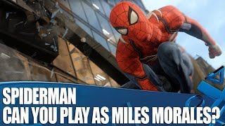 Marvels SpiderMan on PS4  Can You Play As Miles Morales [upl. by Yrro]