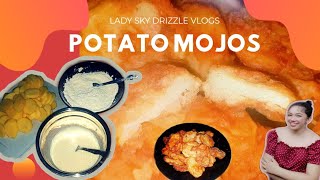 Potato Mojos Recipe  Sky Drizzle Vlogs [upl. by Herman]