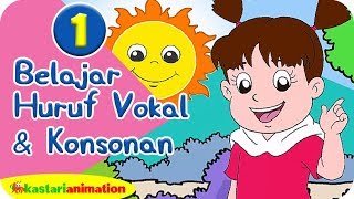 Ayo Belajar Membaca 1 bersama Diva Huruf Vokal dan Konsonan  Kastari Animation Official [upl. by Nalon]