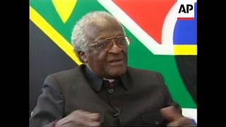 SOUTH AFRICA TRUTH COMMISSION CHAIRMAN TUTU ON DE KLERK REPORT [upl. by Elleynad460]