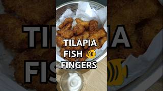 TILAPIA FISH FINGERS fishfingers homemade recipe youtubeshorts foodvlog fish yummy [upl. by Mikeb773]