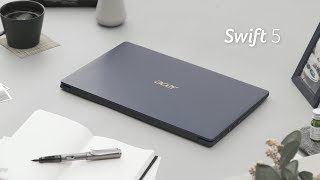 Handson with the Swift 5 Ultrathin Laptop  Acer [upl. by Bean]