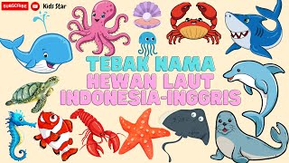 BELAJAR MENGENAL NAMANAMA HEWAN LAUT DALAM BAHASA INDONESIA DAN BAHASA INGGRIS  LEARNING ANIMALS [upl. by Yna898]