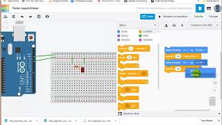 92 Faire clignoter une led avec une carte Arduino [upl. by Melmon706]