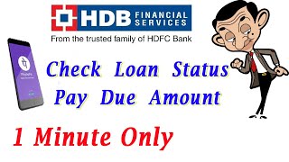 HDB Financial Services Loan Payment Online [upl. by Palmore]