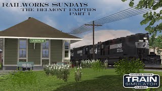 Railworks Sundays Belmont Empties  Part 1 [upl. by Nallak]