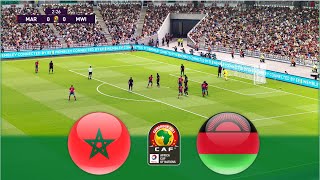 Highlights Morocco v Malawi  TotalEnergies AFCON 2021  Realistic Gameplay [upl. by Nigle]