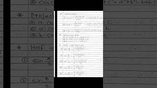 All trigonometric formulas of 12th classtrigonometry formulas dineshsir physicswallahshorts [upl. by Swirsky]