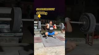 100kgcleanjerk ytshorts youtubeshorts foryou motivation weightlifting electronicmusic cross [upl. by Cowles]