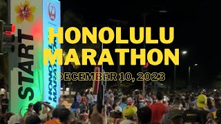 Honolulu Marathon 2023  Start to Finish [upl. by Xino821]