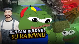 RENKAM RULONUS SU KAIMYNU FS22 [upl. by Magdalene]