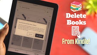 How To Delete Books from your Amazon Kindle Remove [upl. by Yrmac]