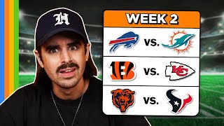 Predicting Every Week 2 NFL Game [upl. by Hijoung]