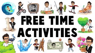 FREE TIME ACTIVITIES  VOCABULARY GAME [upl. by Gaudette]