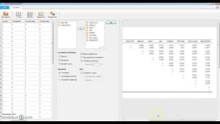 Correlation Matrix in JASP [upl. by Anelaj]