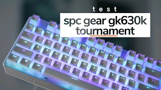 SPC Gear GK630K Tournament  test klawiatury smacznej jak deser pudding test [upl. by Nairadas]