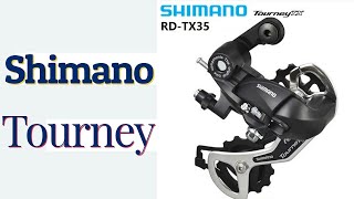 Shimano Tourney RD TX35 56 78Speed Direct Mount MTB Rear Mech Derailleur 1Pc B tension Adjustment [upl. by Eirrek]