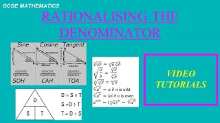 Rationalising the denominator [upl. by Tiemroth901]