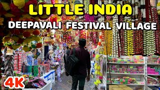 Discover the Colors and Culture of Deepavali Bazaar 2024  Little India Singapore Festival Tour [upl. by Delastre]