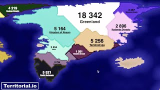 Territorialio CONQUERING the WORLD 🌎 with GREENLAND 🇬🇱 territorial greenland [upl. by Chapa]