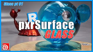 Renderman pxrSurface for beginners  Glass pt09 Renderman houdini [upl. by Aivatal]