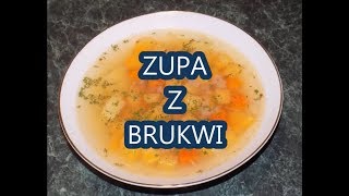 Zupa z brukwi na wędzonce  najprostszy przepis [upl. by Ilenay146]