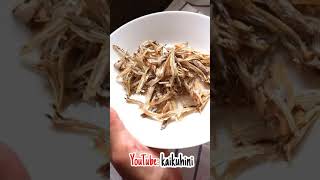 How To Clean amp Prep Dried Anchovies  Cara Kupas Ikan Bilis shorts [upl. by Viridi]