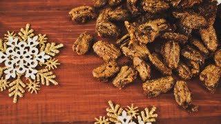 How to Make Spiced Candied Pecans  Hungry AF [upl. by Ziza279]