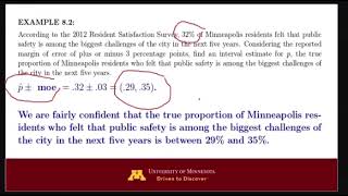 Confidence Interval of Proportion Part 2 [upl. by Merrily]