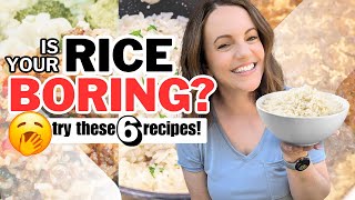 NO MORE PLAIN RICE  6 EASY RICE RECIPES [upl. by Ursula]