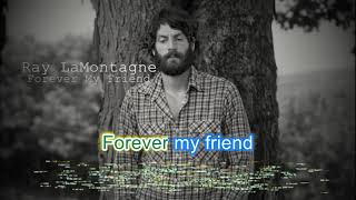 Ray LaMontagne Forever My Friend Karaoke [upl. by Tildi]