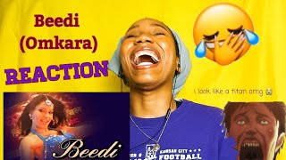 French bollywood fan react to Beedi OMKARA  An UNEXPECTEDLY FUNNY video thanks to Deepak Dobriyal😭 [upl. by Evelin250]