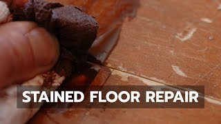 Stained Floor Repair [upl. by Sitoeht]