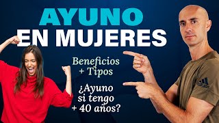 AYUNO INTERMITENTE en MUJERES ⭐ TIPOS de ayuno en mujeres recomendados [upl. by Lyram]