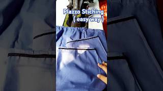 Plazzo Stiching plazzopantdesignsewing dressmakingcuttingskills stichingshorts youtubeshorts [upl. by Ahseek]