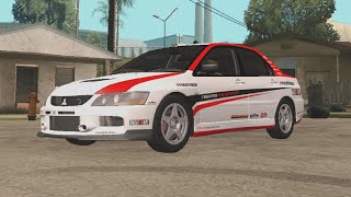 2007 Mitsubishi Lancer Evolution IX FQ360 Tunable w Livery2Set2 as Previon  GTA SA car mod [upl. by Fraya]