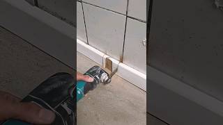 How to repair skirting boards mdf skirtingboard short tips tricks [upl. by Enyalaj]