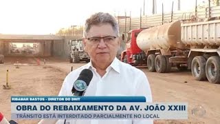 DNIT anuncia interdição na avenida João XXIII para sequência de obras de rebaixamento [upl. by Ateiluj819]