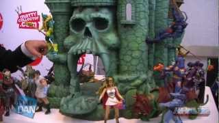 Toy Fair 2013 Mattel Masters of the Universe Classics Castle Grayskull Playset Reveal [upl. by Irb889]