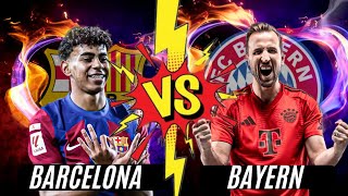 🔴BARCELONA VS BAYERN MUNICH UCL LIVEWATCHALONG [upl. by Baxy]