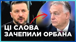 ПОДИВІТЬСЯ на РЕАКЦІЮ Орбана Слова Зеленського ЗАЧЕПИЛИ всіх в Угорщині Промова на саміті [upl. by Nosnar82]