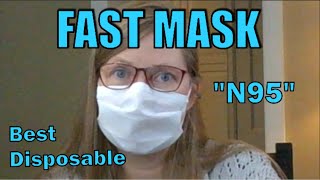 FAST MASK TUTORIAL An EASY DIY 95 filtration efficiency disposable 3layer surgical mask [upl. by Leahcimluap]