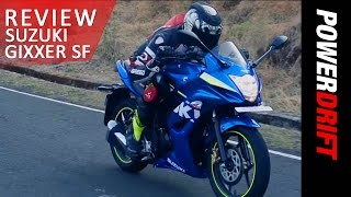 Suzuki Gixxer SF  Review  PowerDrift [upl. by Dumond]