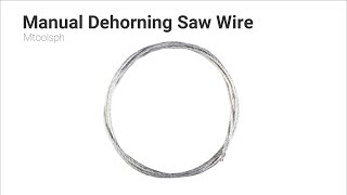 Manual Dehorning Saw Wire [upl. by Radbun]