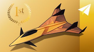 How to Make a COMPETITION WINNING Paper Airplane that Flies Really Far — E34 Bright Star [upl. by Sluiter]