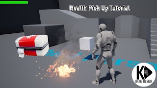 Unreal Engine 4  Health Pick ups  Med Kit [upl. by Akieluz]