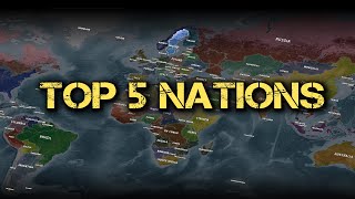 TOP 5 Nations to Play With in Conflict of Nations World War 3 [upl. by Naima]