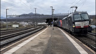 Bahnverkehr in Olten Hammer 12032024 [upl. by Albright]